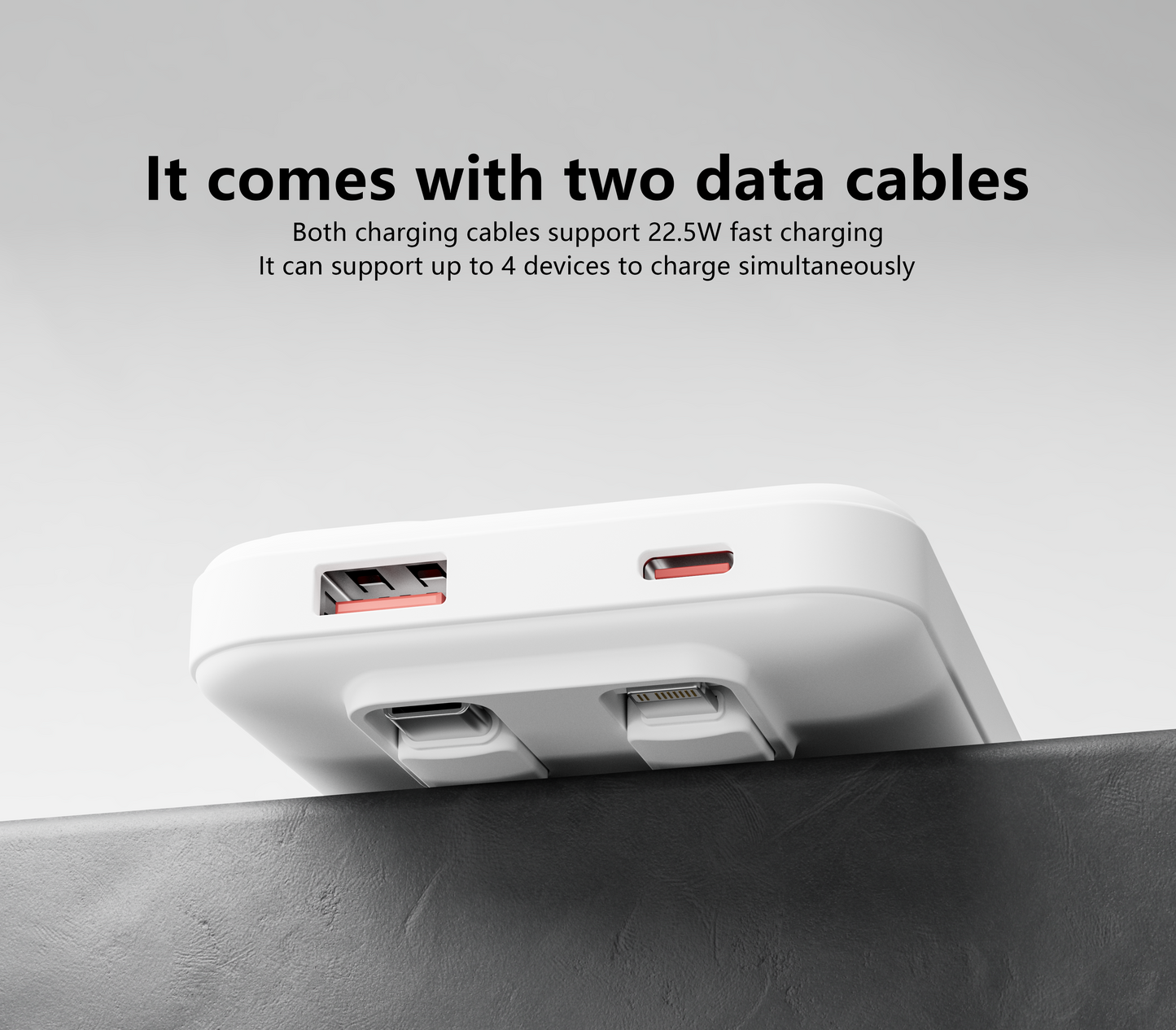 Capacity 10000mAh/3.7V, Colour - Black/White