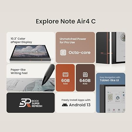 Eink tablet Boox Note Air 4 C