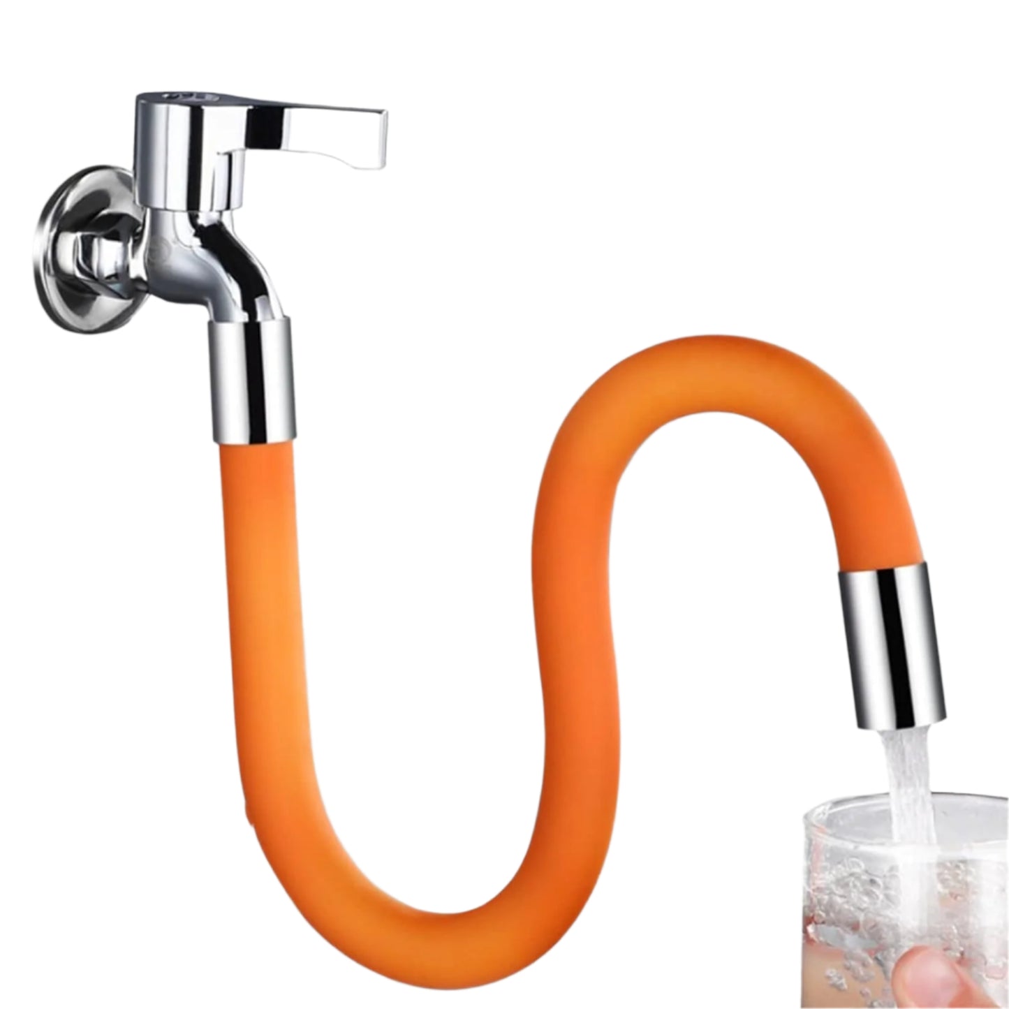 360° Rotatable Multipurpose Flexible Water Hose Pipe for Kitchen & Bathroom