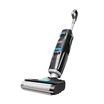 Black & Decker Cordless Wet Dry Vacuum Cleaner and Mop, Vacuum Wash Duo with Self-Cleaning, Edge Cleaning and Digital Display, Space-Saving