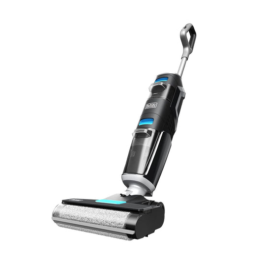 Black & Decker Cordless Wet Dry Vacuum Cleaner and Mop, Vacuum Wash Duo with Self-Cleaning, Edge Cleaning and Digital Display, Space-Saving