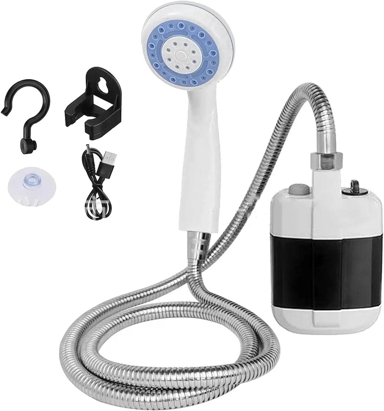 Portable & Rechargeable Shower Head for Outdoor Camping and Traveling