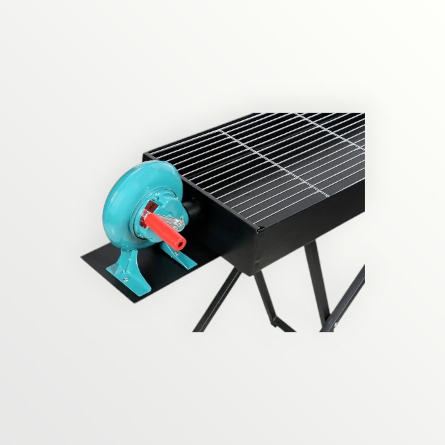 Biki BBQ Grill With Attached Manual Air Blower