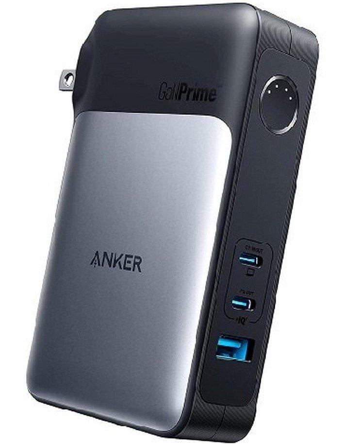 Anker 733 Power Bank (GaNPrime PowerCore 65W), 10000mAh, 30W USB-C Portable Charger with 65W Wall Charger, A1651211- Black