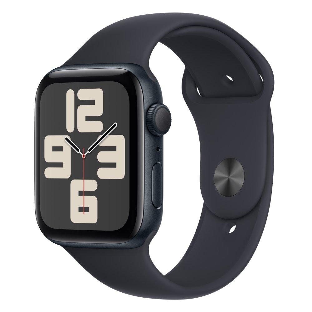 Apple Watch SE GPS 40mm Midnight Aluminum Case with Midnight Sport Band - Large