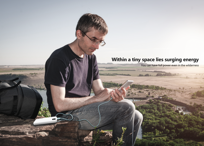 Capacity 10000mAh/3.7V, Colour - Black/White