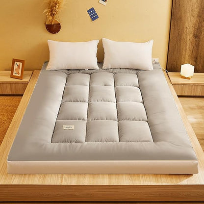 Premium Foldable Soft Cushion Mattress with Elastic Fitting Straps – Dual-Sided