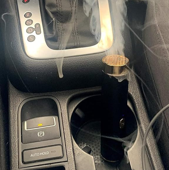 Elegant Portable Mini USB Rechargeable Bakhoor Incense Burner for Home, Car & Travel