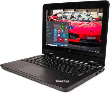 USED Lenovo ThinkPad 11e Yoga Gen 6 Convertible Laptop –.11inch Touchscreen Display, 8GB RAM, 256GB SSD, Windows 10 Pro Intel Celeron, 11