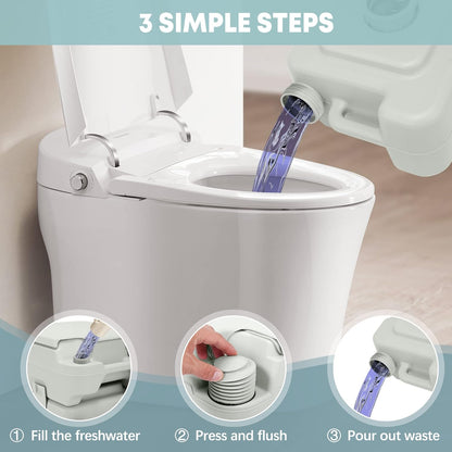 Outdoor Portable Toilet for Children and Adults for Tours, Vacations and Outings