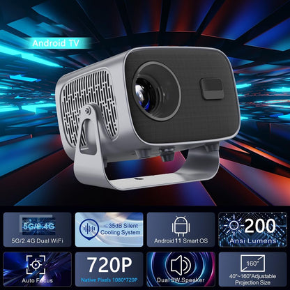 Labymos Smart Projector Portable Small Android 11 Projector