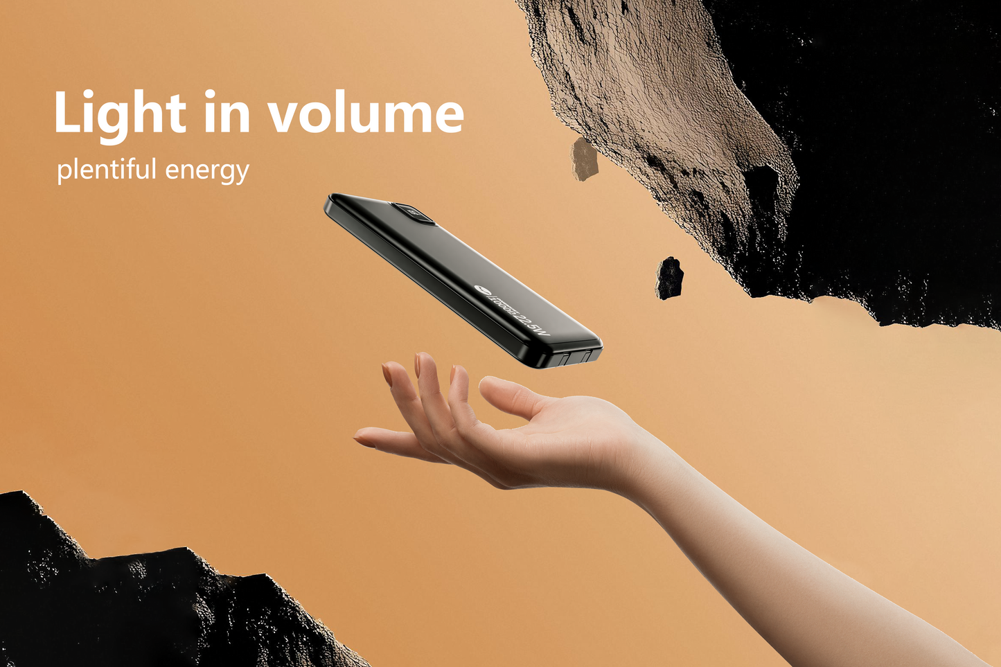 Capacity 10000mAh/3.7V, Colour - Black/White