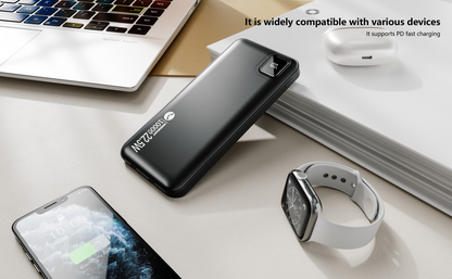 Capacity 10000mAh/3.7V, Colour - Black/White