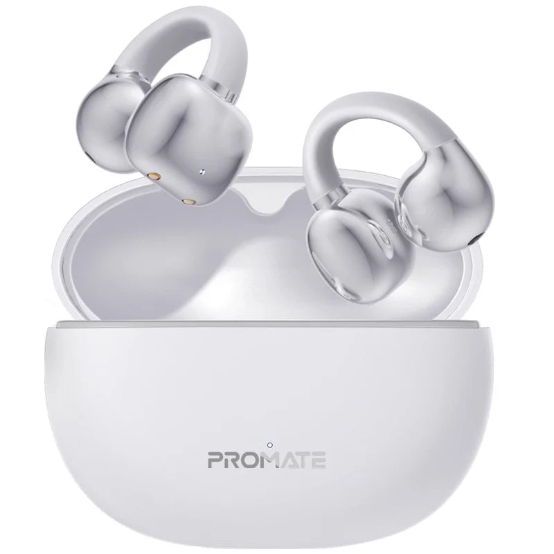 Promate AudioFit™ Open Ear Clip On TWS Earbuds w/ IntelliTouch