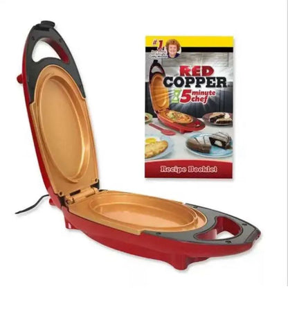 ELECTRIC MEAL MAKER PAN RED COPPER