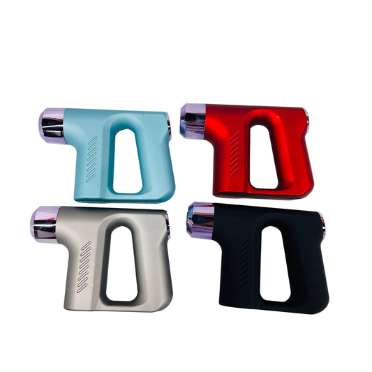 Deep Tissue Multifunctional Facial Massage Gun with 5-Speed Adjustment, Noise Reduction & 4 Interchangeable Heads for Muscle Recovery & Pain Relief