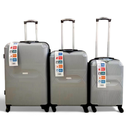 ABS 3 PCS Set Suitcase Luggage