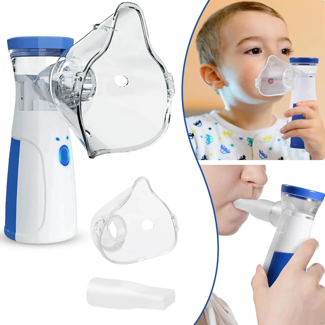 Portable Mesh Nebulizer for Quick and Silent Respiratory Relief