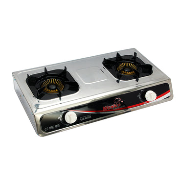 WENICE Stainless Steel Table Top Gas Stove 2 burner Cooketops Hot Sell Stove Bengal Deluxe Gas Stove