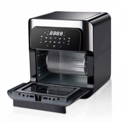 RAF 12L Digital Air Fryer Oven with Rotisserie, 1800W Power, Touchscreen Control & 360° Hot Air Circulation
