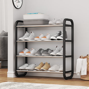 Multipurpose 4-Layer Foldable Shoe Rack