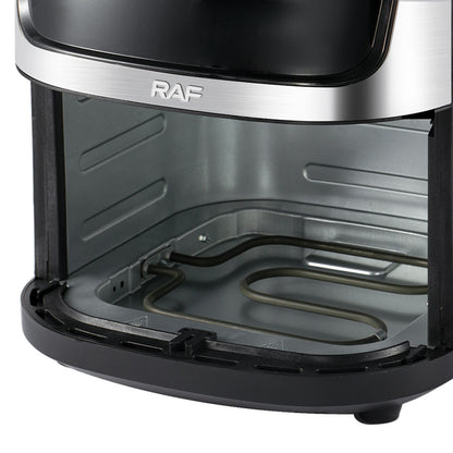 RAF 9L Digital Air Fryer with Touch Screen, 360° Hot Air Circulation, Oil-Free Cooking, Multipurpose Family-Sized Fryer - 1950W