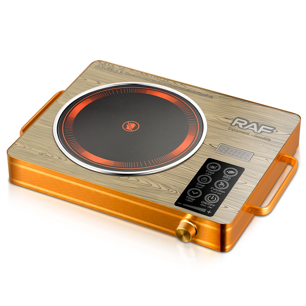 RAF Infrared Cooker R.8027 – 3500W High-Power Digital LED Infrared Stove with Micro Crystal Plate, Safety Protection & Multifunction Cooking Modes