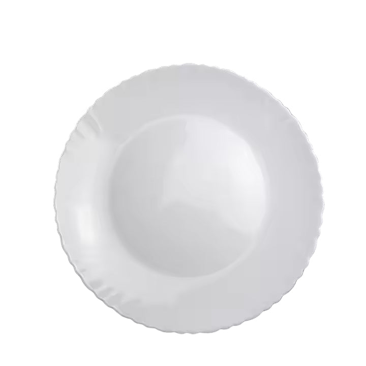 Opal 32-Pieces Modern Rounded Glassware Dinner Dish Set