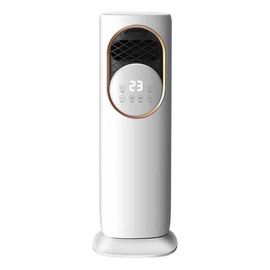 5-in-1 Cooling & Heating Tower Fan with Misting, Humidifier, UV Sterilization, LCD Touch Screen & Ice Crystal Cooling – 1800W Heater, 60W Cooler