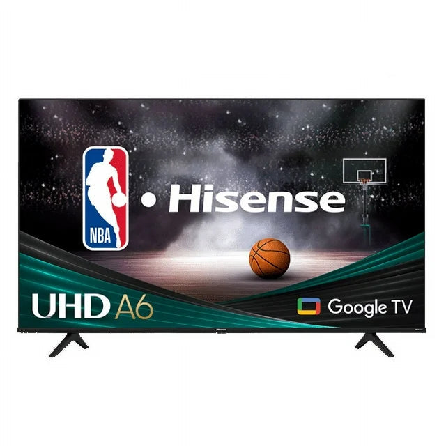 Hisense A6 Series 55-Inch 4K UHD Smart TV, Black - (55A61H) (Display Product)