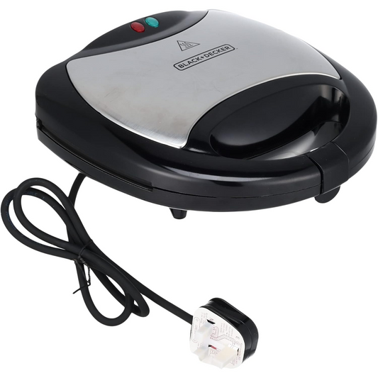 Black & Decker 3-in-1 Sandwich Maker, 750W, 2 Slots