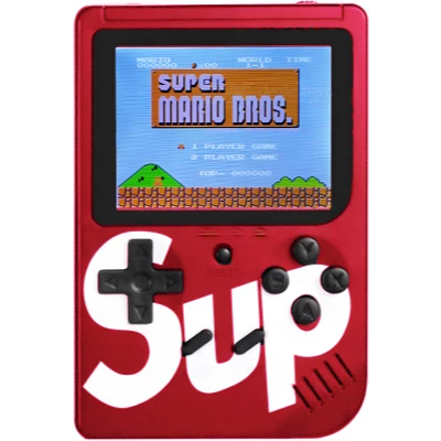 400-in-1 Retro Handheld Game Box Console with 3.0" LCD, TV Output & 6-Hour Battery