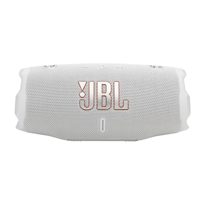 JBL Charge 6 Portable Bluetooth speaker, JBLCHARGE6WHT – White