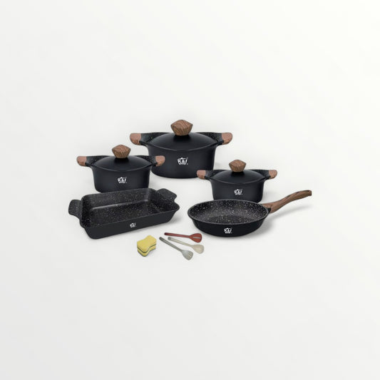 K&I 13 Pcs Granite Cookware Set With Tools