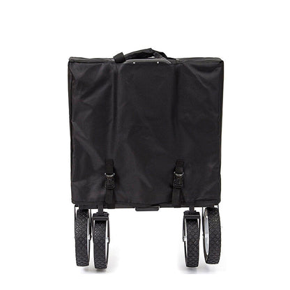 2-in-1 Multipurpose Adventure Utility Trolley with Foldable Table Top for Outdoor & Camping