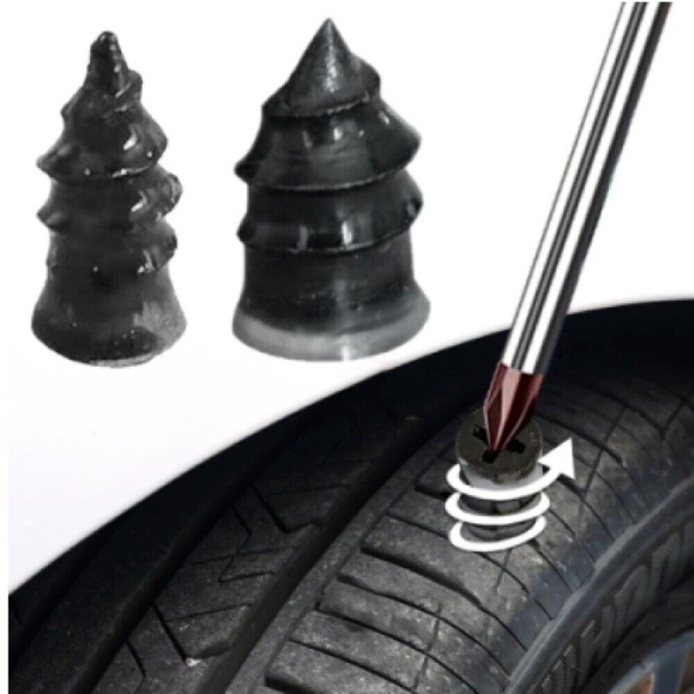 Universal 10‑Piece Tire Repair Nail Kit – DIY Puncture Fix for Cars, Motorcycles & Trucks with Storage Box