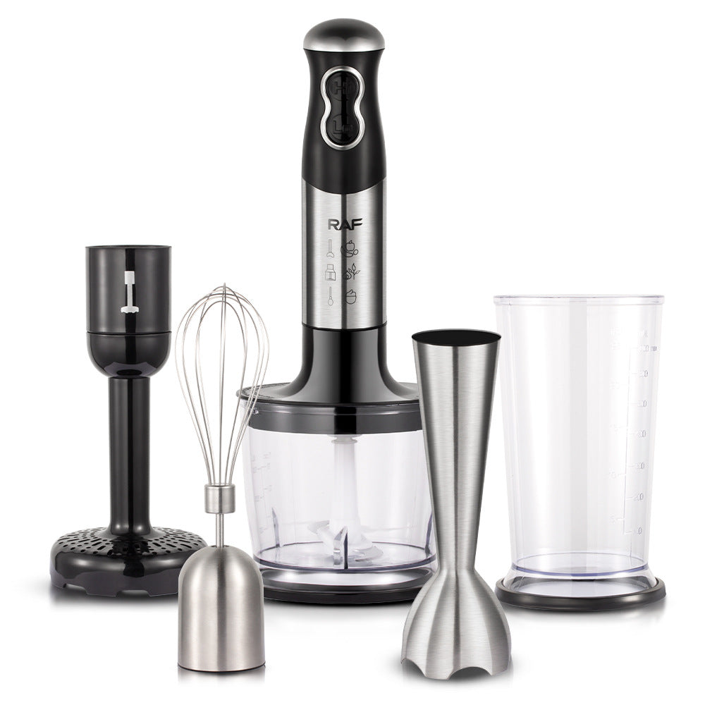 RAF 5-in-1 Wireless Charging Blender Set with Portable Handheld Mixer - 500W