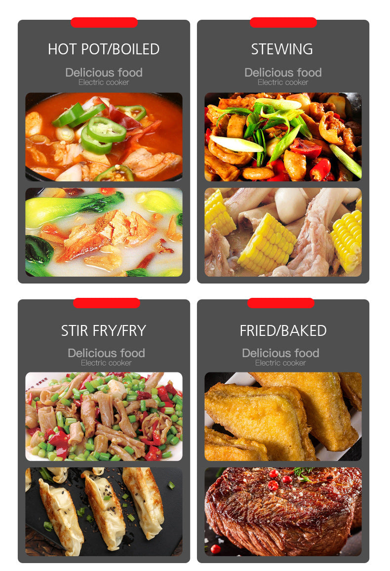 9-in-1 Multi-Purpose Electric Cooking Pot - 9 Litres