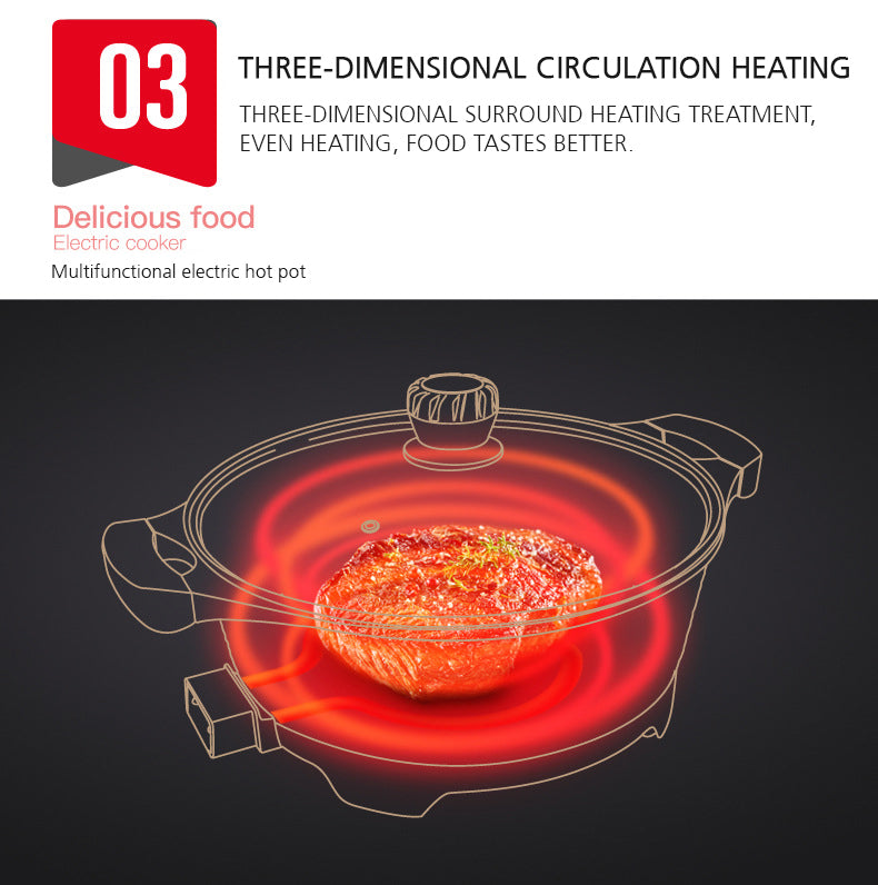 9-in-1 Multi-Purpose Electric Cooking Pot - 9 Litres