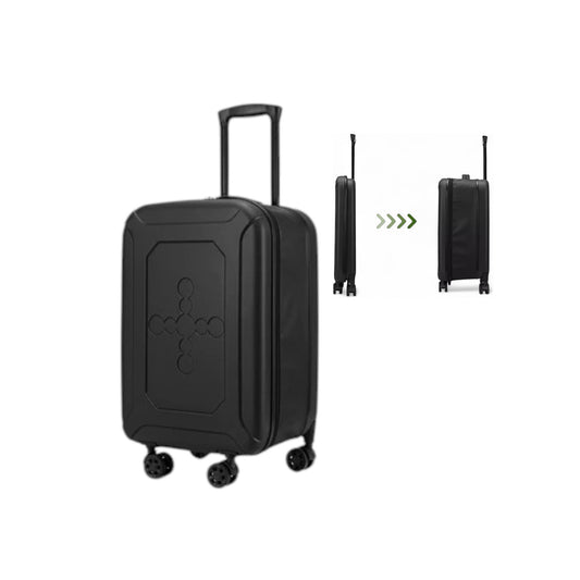 Foldable & Expandable Travel Luggage Bag with 360° Spinner Wheels & Numeric Padlock - 20 Inch Size