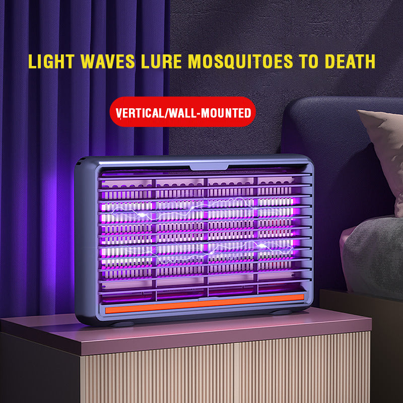 Electric Lamp Insect Killer & Bug Fly Zapper with UV-A Double Tube, Chain for Hanging & Low Power Consumption - 8W/10W/12W