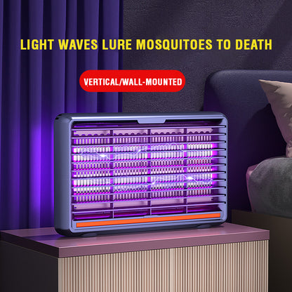 Electric Lamp Insect Killer & Bug Fly Zapper with UV-A Double Tube, Chain for Hanging & Low Power Consumption - 8W/10W/12W