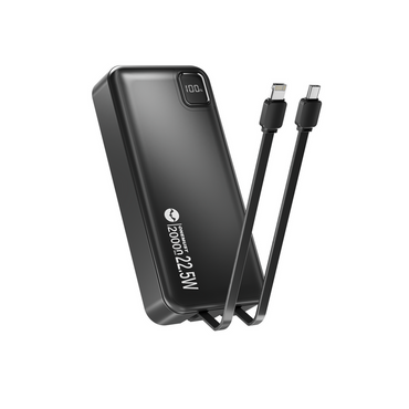 Capacity 20000mAh/3.7V, Colour - Black/White