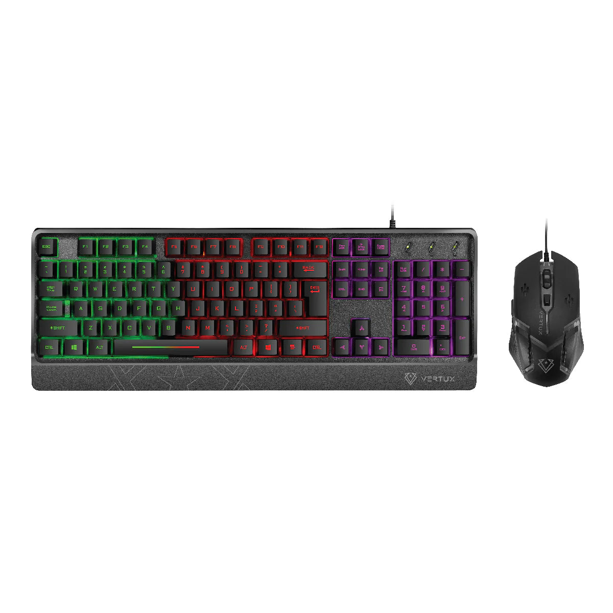 Vertux Orion Ergonomic Backlit Wired Gaming Keyboard (6959144048529)