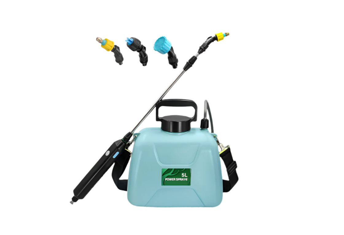 Gallon/5L Battery Powered-1.35 Gallon/5L Battery Powered Sprayer, Electric Sprayer with USB Recharge