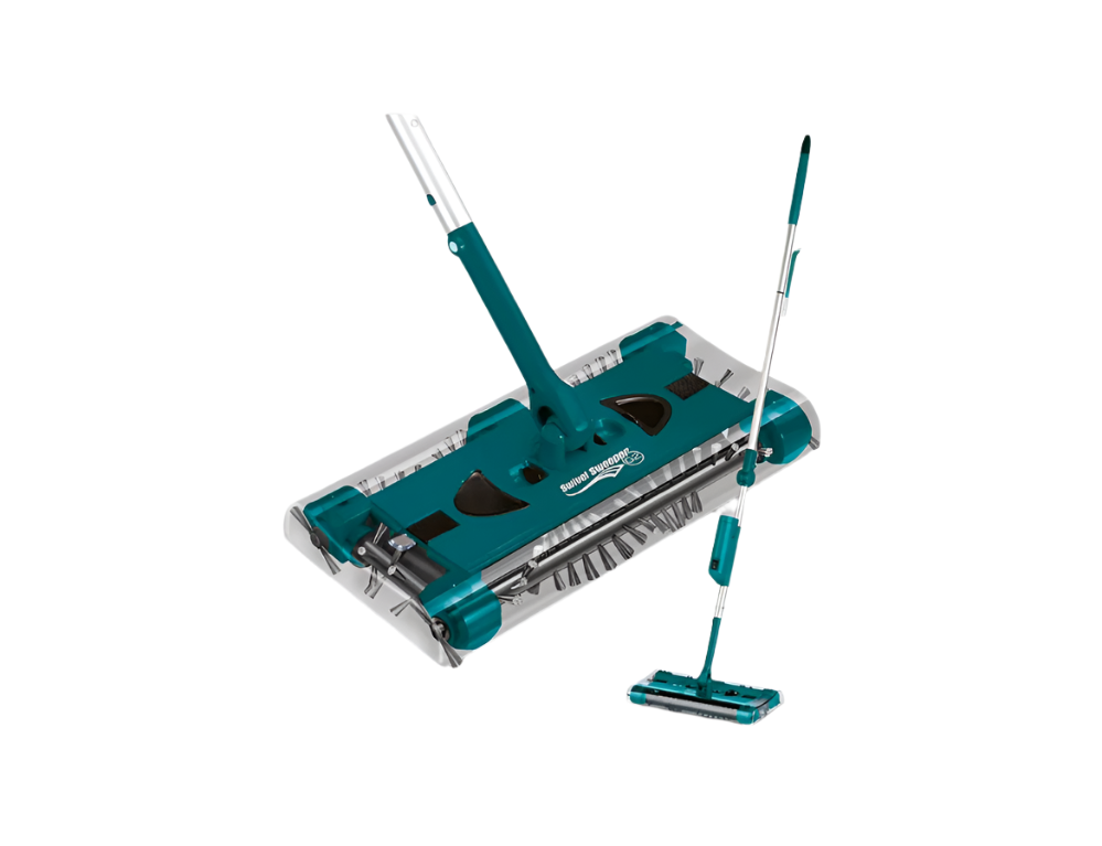 MAXXMEE-Wireless Swivel Sweeper G2 Cordless Broom with 360° Rotation