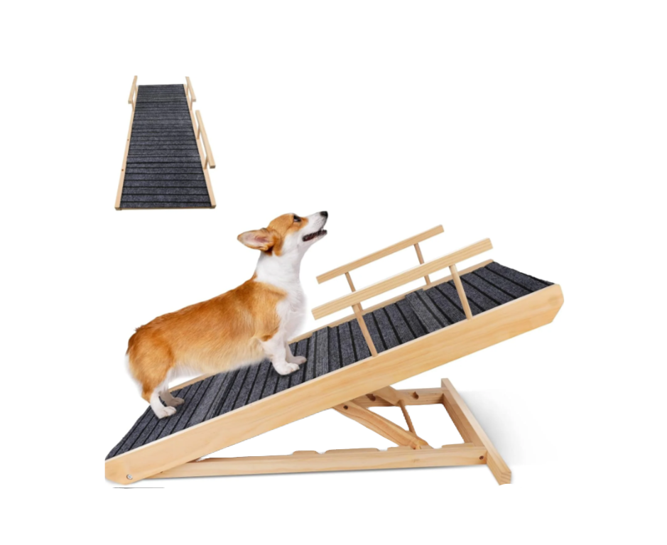 Non-Slip Folding Dog Ramps with Safety Side Rails