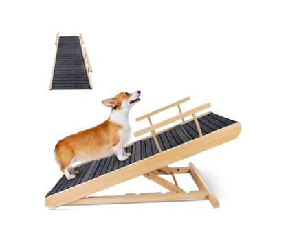 Non-Slip Folding Dog Ramps with Safety Side Rails