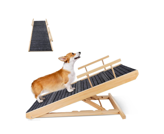 Non-Slip Folding Dog Ramps with Safety Side Rails