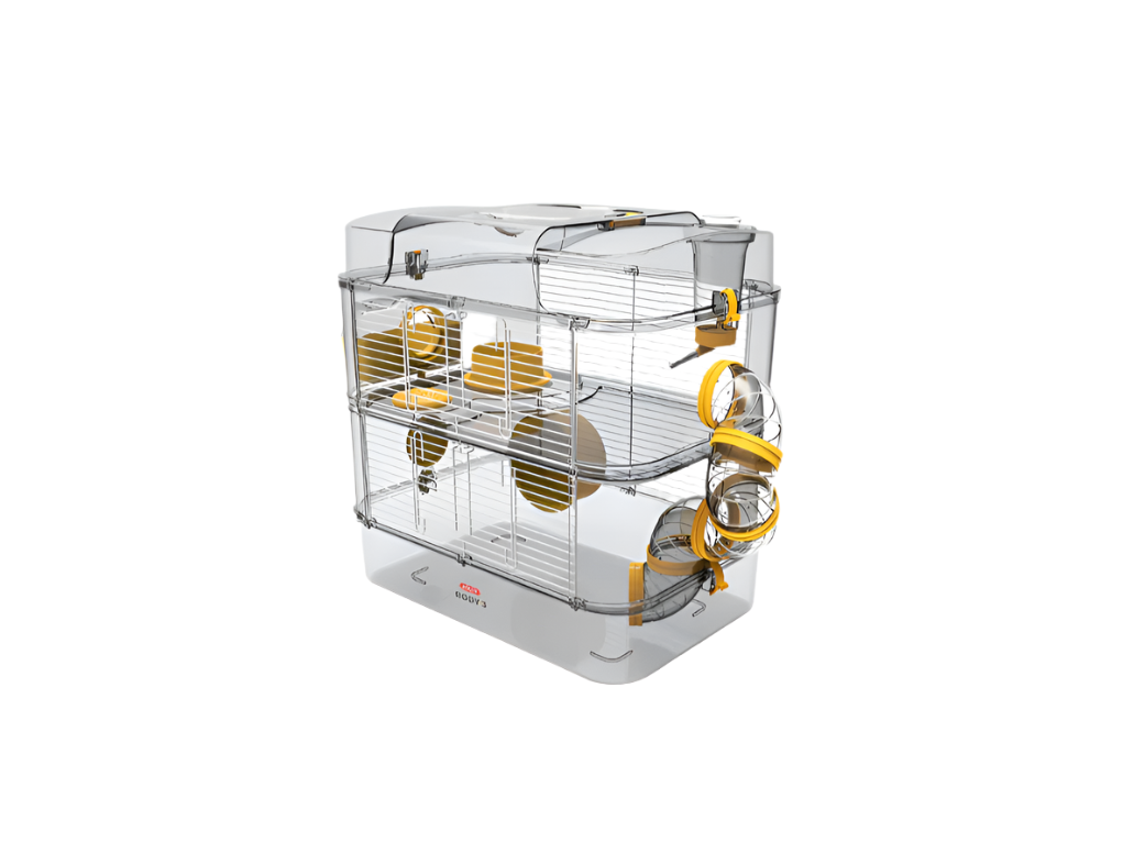 Zolux Rody 3 Duo Cage for Hamster, Mouse, Gerbil